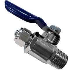 Кран запорный atoll Brass ball valve1/4 tube