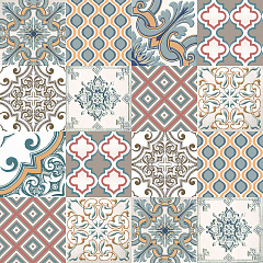 Плитка напольная Azori Eclipse Ornament 42x42