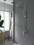 Смеситель с верхним тропическим душем KONNER TS1400R Фото 4