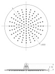 Лейка для тропического душа LEDEME 30см Фото 2
