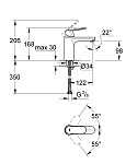 Смеситель Grohe Eurosmart Cosmopolitan для раковины Фото 2