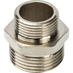 Ниппель переход. 1х3/4" ник. Stout