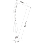 Лейка для душа LEDEME M03 1-режим Фото 2