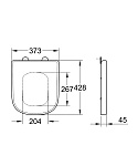 Унитаз подвесной Grohe Euro Ceramic безободковый с микролифтом Фото 7