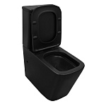 Унитаз напольный безободковый Azario Black King c сидением микролифт Фото 3