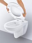 Унитаз подвесной Grohe Bau Ceramic безободковый с микролифтом  Фото 5