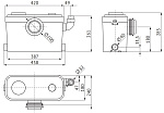 Канализационная насосная станция Unipump SANIVORT 605 А Фото 3