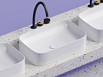 Раковина накладная Ceramicanova Element CN6053 белый глянцевый Фото 1