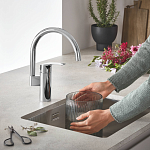Смеситель для кухни Grohe Eurosmart 2021 высокий излив  Фото 7