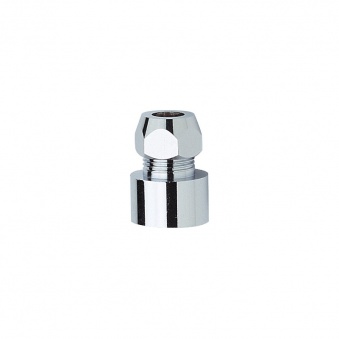 Прямой концевик гайка 1/2"х10MM цанга Фото 1