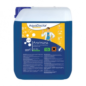 Альгицид непенящийся AquaDoctor AC MIX 10 л. Фото 1
