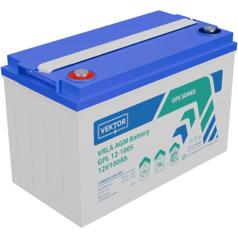 Аккумуляторная батарея Vektor Battery GPL 12-100 Фото 1