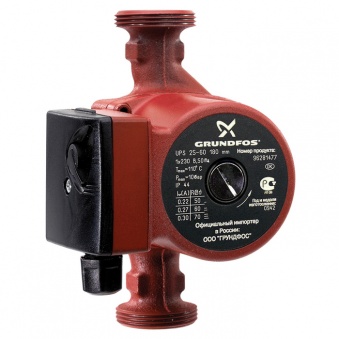 Насос циркуляционный Grundfos UPS 25-60 180 1x230v  Фото 1