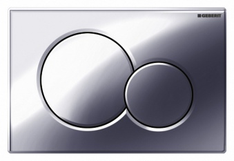Кнопка для инсталляции GEBERIT Sigma 01 хром глянцевый Фото 1