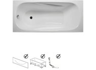 Ванна акриловая 1MarKa Classic 170x70 (в компл. экран, каркас, слив-перелив)