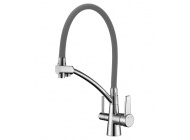 Смеситель для кухни Lemark Comfort LM3071C-Gray с подключением к фильтру питьевой воды