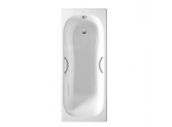 Ванна чугунная Roca Malibu 160x75 с комплектом ножек и ручек