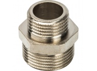 Ниппель переход. 3/4х1/2" ник. Stout