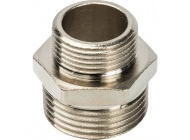 Ниппель переход. 1х3/4" ник. Stout
