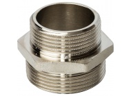 Ниппель переход. 1 1/2х1 1/4" ник. Stout
